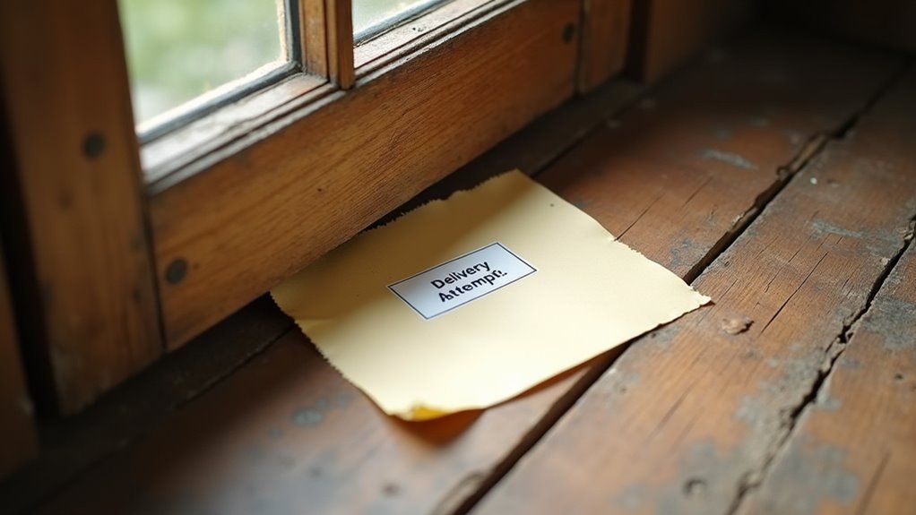 verify missed delivery notices