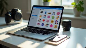 hướng dẫn tải sticker messenger