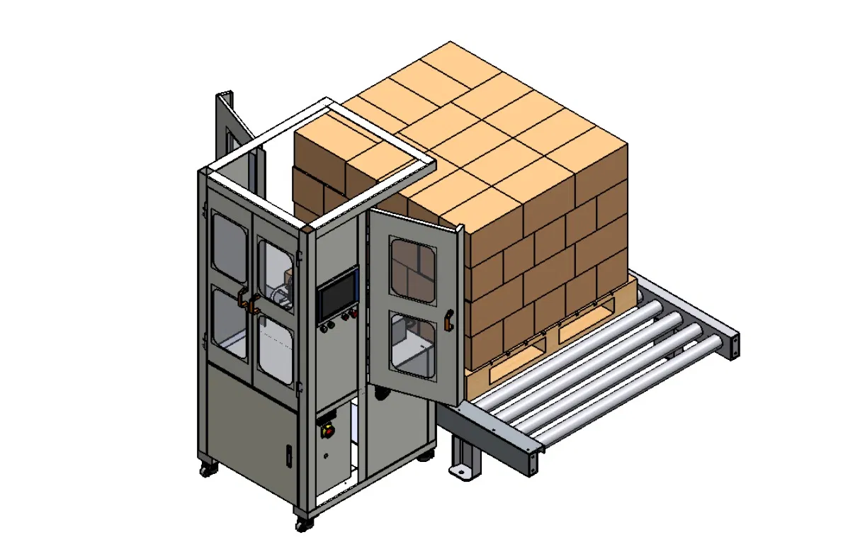 Máy in và dán nhãn Pallet
