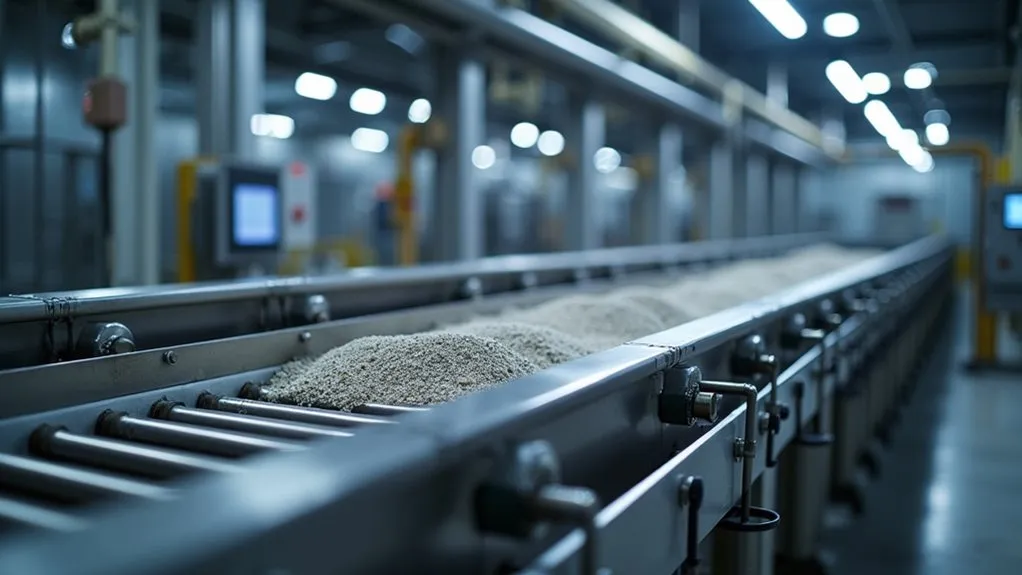 độ chính xác của máy cấp liệu kiểu băng tải