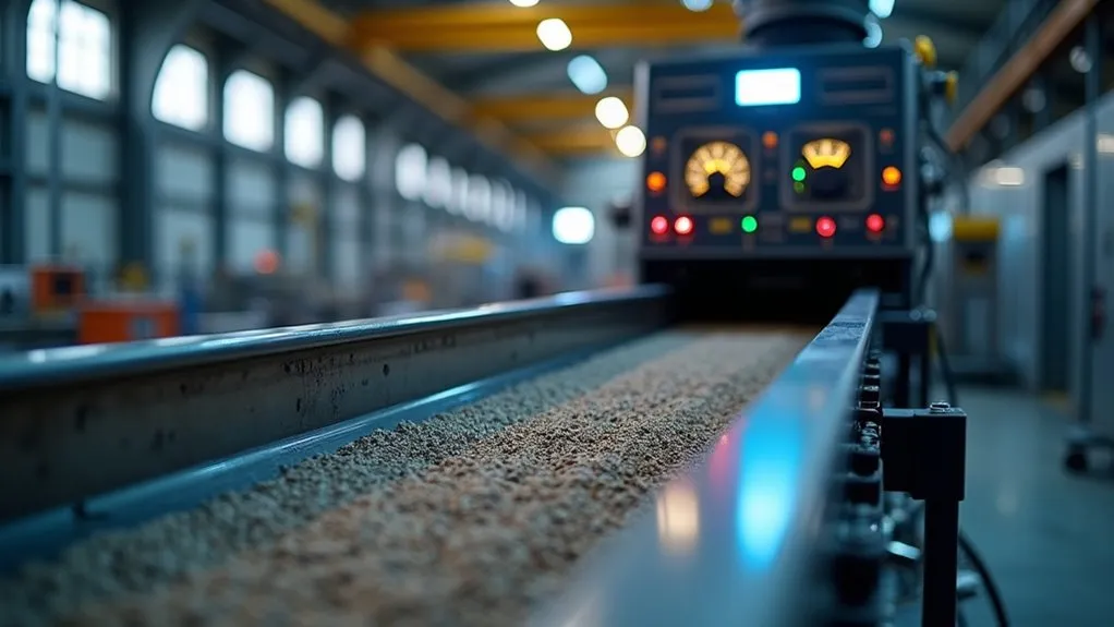 vận hành máy cấp liệu băng tải