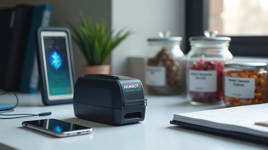 紧凑蓝牙标签打印机