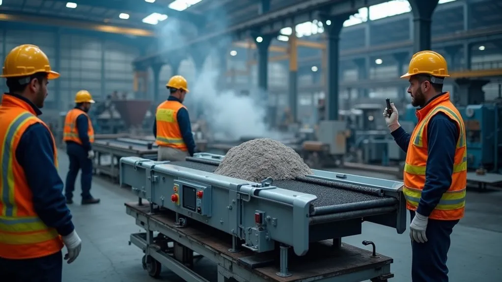 工业传送带给料应用